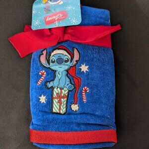 Stitch 2 Pack Christmas Hand Towels